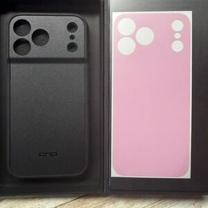 dbrand Grip Case Matte Black iPhone 17 Pro Max Pink Skin New Open Box